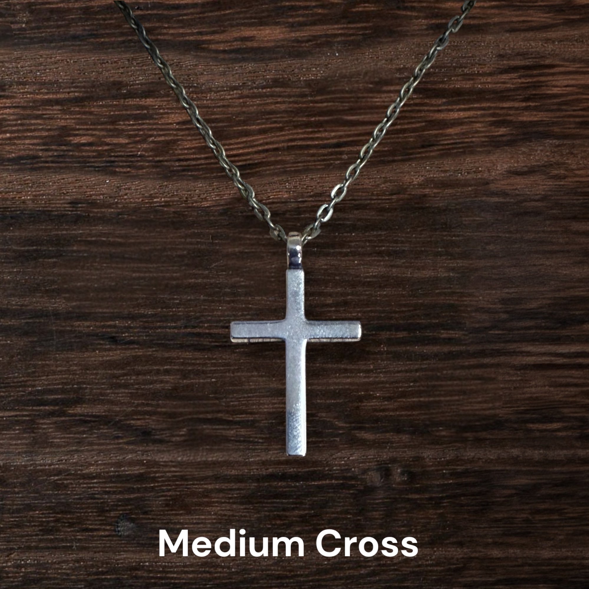 FAITH Classic Cross Necklace - Bronze