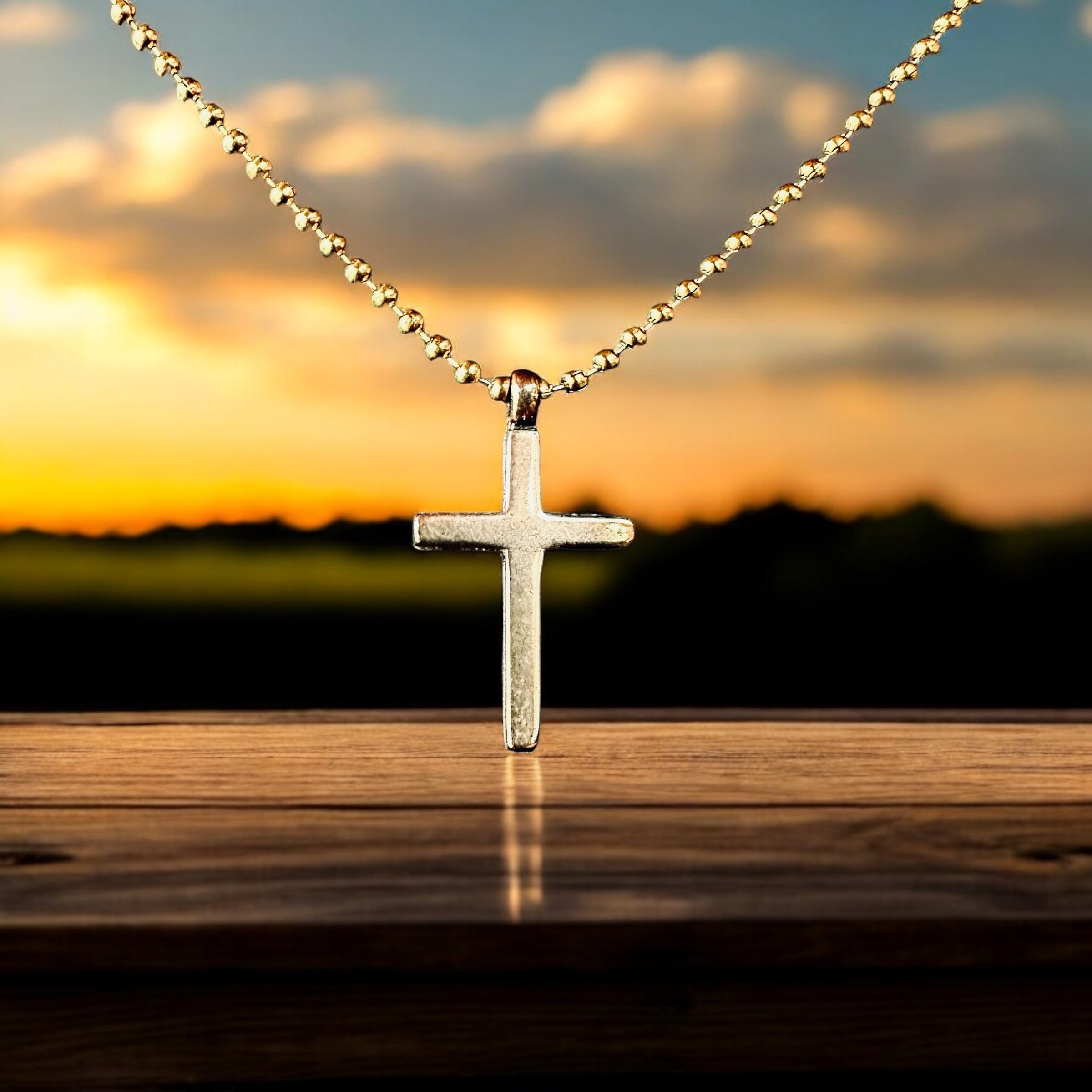 FAITH Classic Cross Necklace - Bronze *Pre-Order